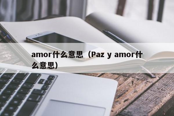 amor什么意思（Paz y amor什么意思）