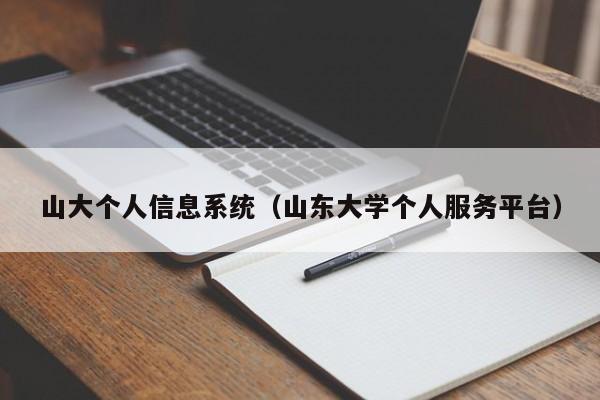 山大个人信息系统（山东大学个人服务平台）