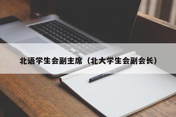 北语学生会副主席（北大学生会副会长）