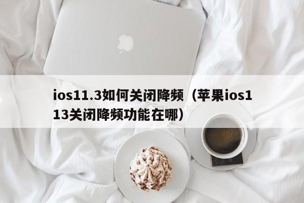 ios11.3如何关闭降频（苹果ios113关闭降频功能在哪）