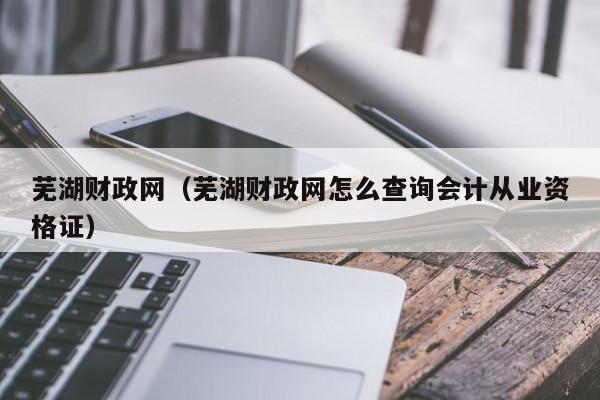 芜湖财政网（芜湖财政网怎么查询会计从业资格证）