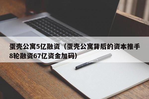 蛋壳公寓5亿融资（蛋壳公寓背后的资本推手8轮融资67亿资金加码）