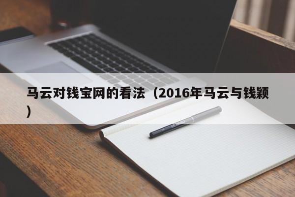 马云对钱宝网的看法（2016年马云与钱颖）