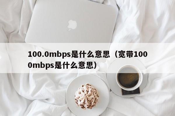 100.0mbps是什么意思（宽带1000mbps是什么意思）