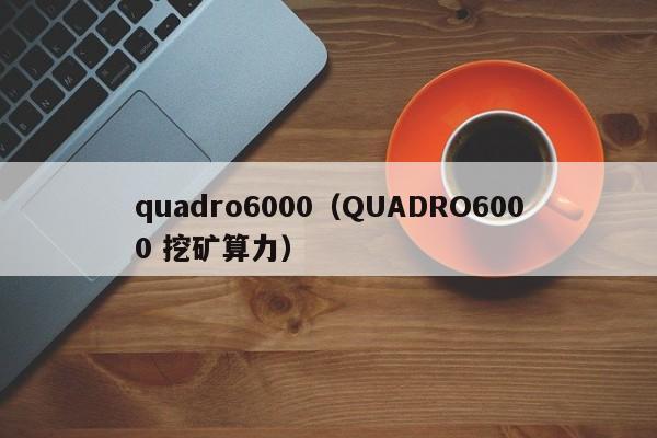 quadro6000（QUADRO6000 挖矿算力）