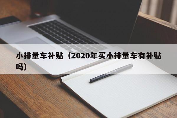 小排量车补贴（2020年买小排量车有补贴吗）