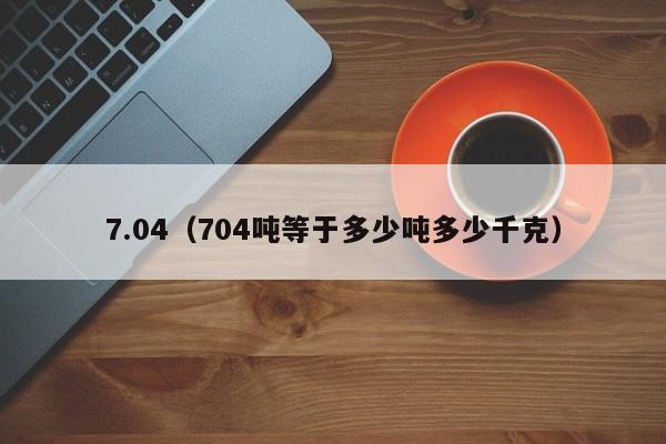 7.04（704吨等于多少吨多少千克）