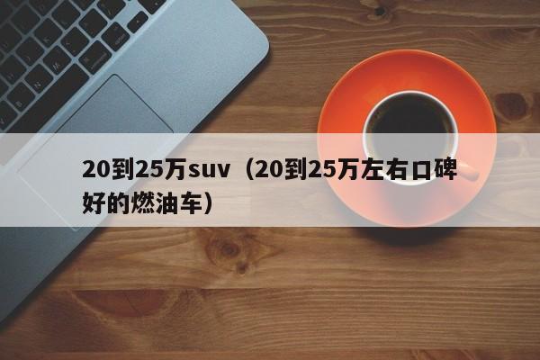 20到25万suv（20到25万左右口碑好的燃油车）