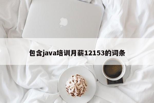 包含java培训月薪12153的词条