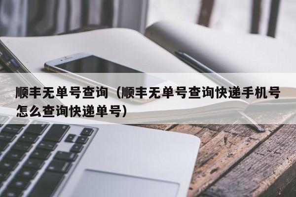 顺丰无单号查询（顺丰无单号查询快递手机号怎么查询快递单号）