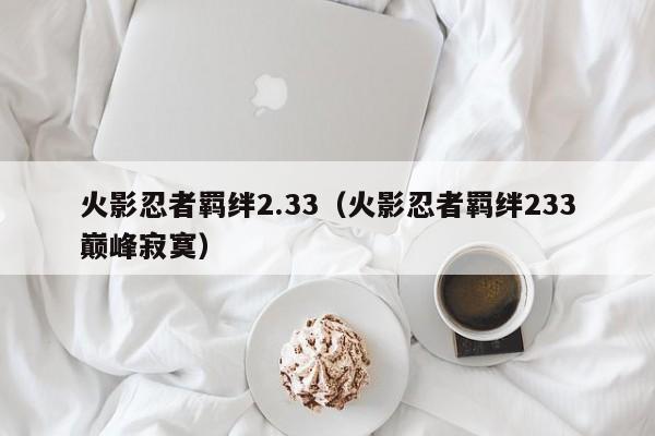 火影忍者羁绊2.33（火影忍者羁绊233巅峰寂寞）