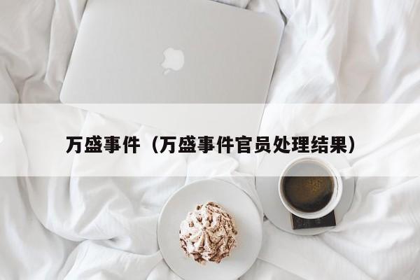 万盛事件（万盛事件官员处理结果）