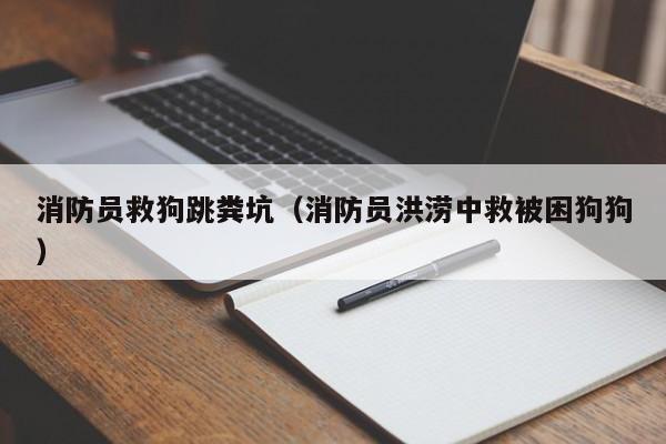 消防员救狗跳粪坑（消防员洪涝中救被困狗狗）